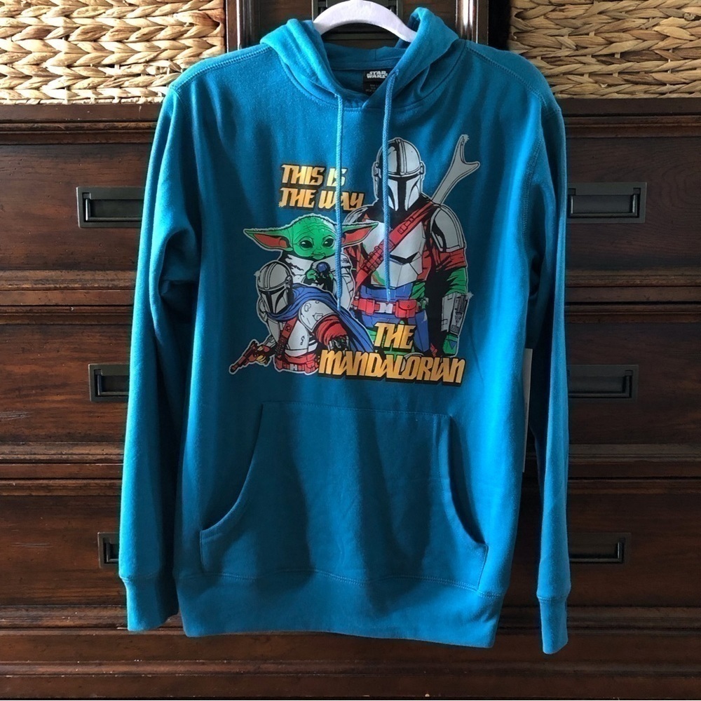 Star Wars:The Mandolin Teal Hooded Sweatshirt